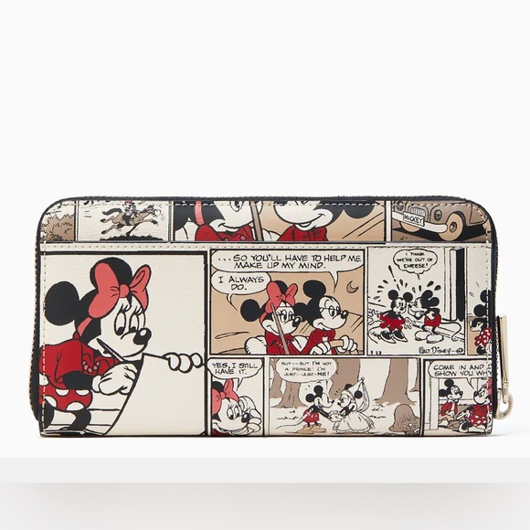 DISNEY X KATE SPADE MICKEY MOUSE CONTINENTAL ZIP AROUND WALLET K9327 NWT $249 - Picture 6 of 7
